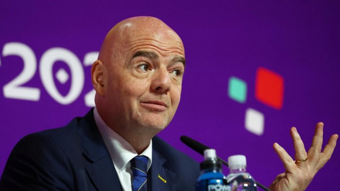 FIFA President Gianni Infantino. Credit: Reuters File Photo